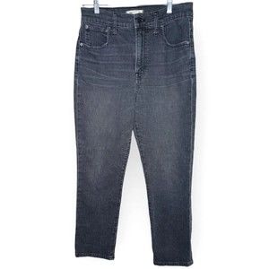Madewell the Perfect Vintage Jean Size 28  Lunar Wash Washed Black High Rise